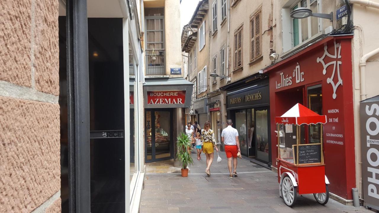 La Maison bleue, un emplacement de choix à Rodez Exterior foto